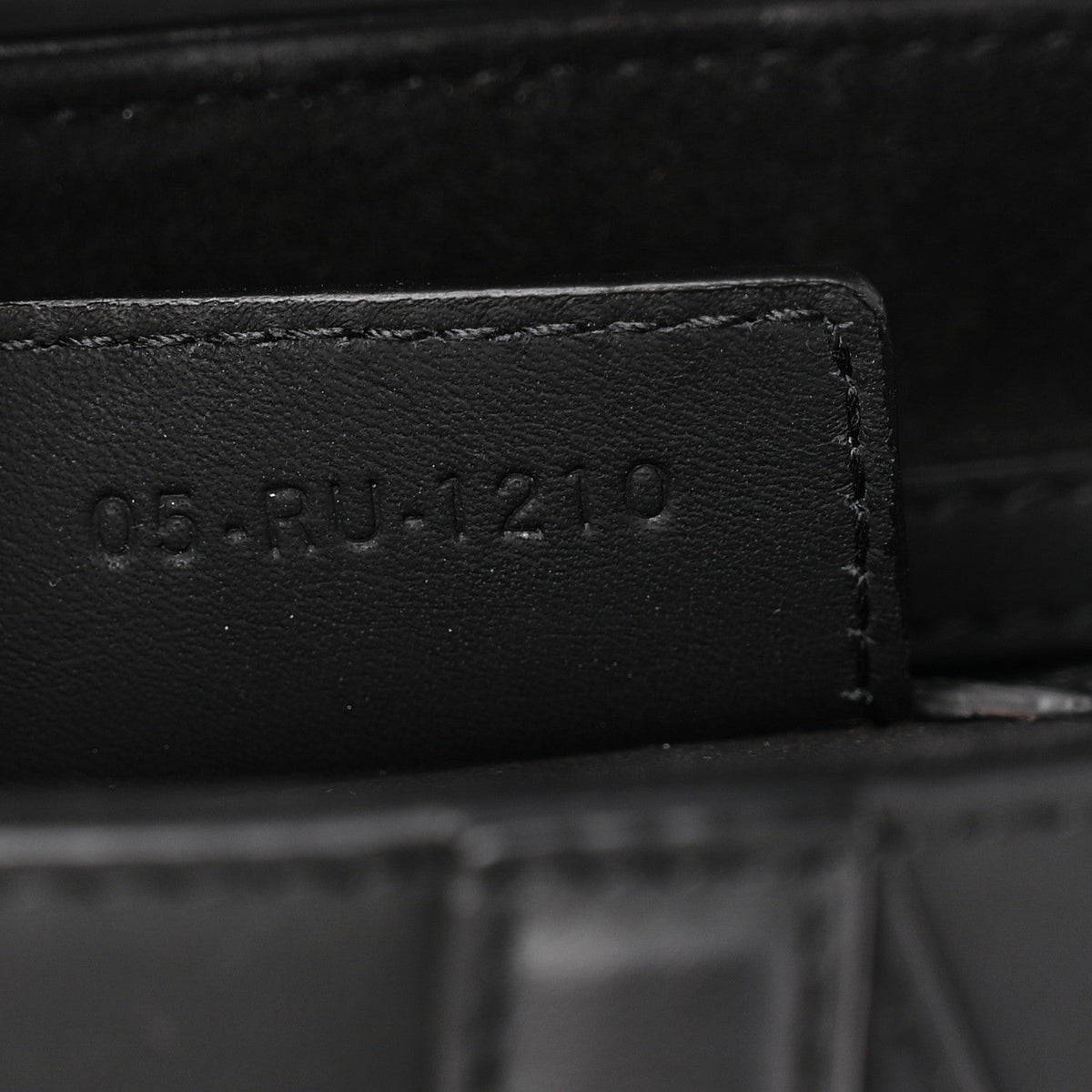 Ultra Matte Calfskin Saddle Bag Black