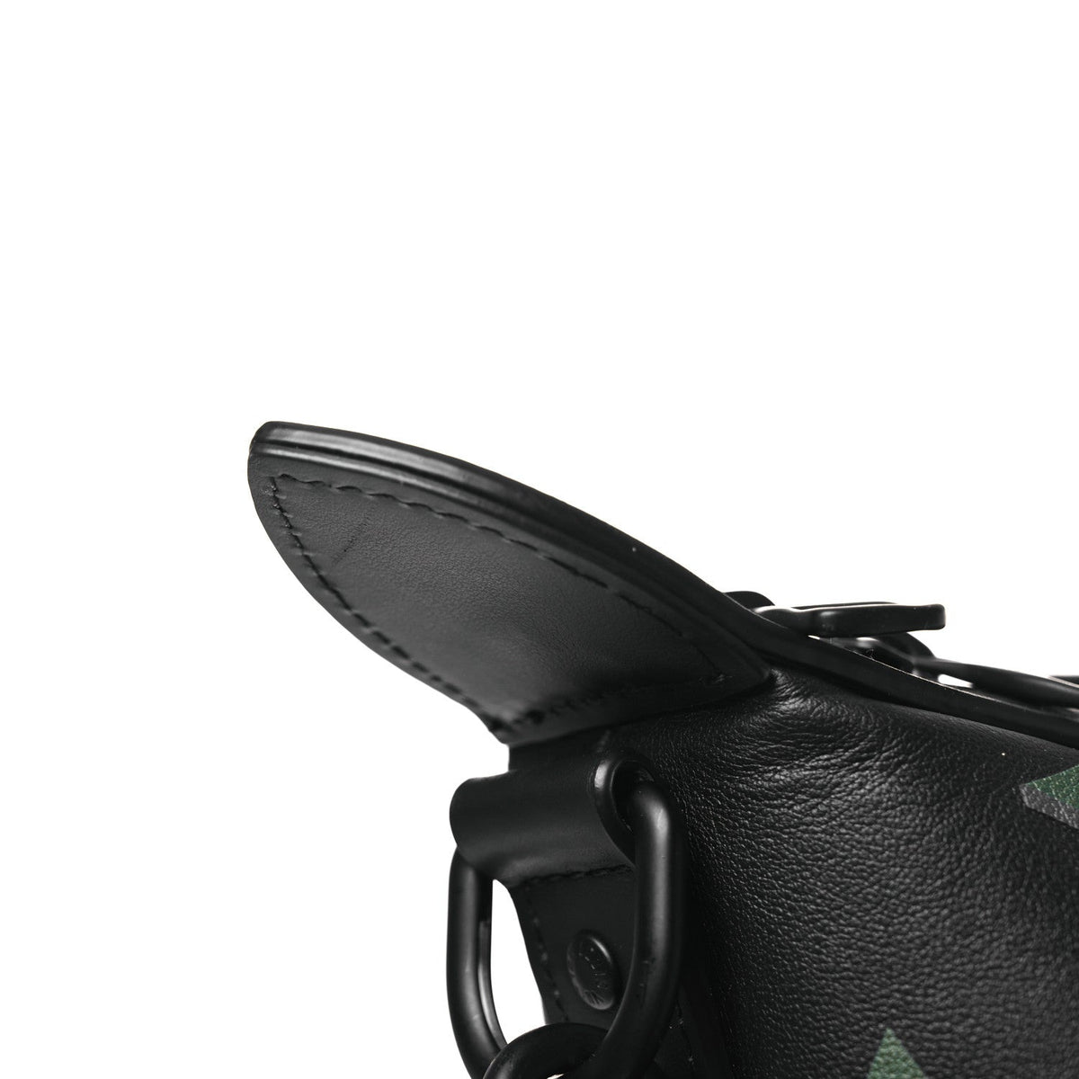 Calfskin Monogram Spotlight Comet Duffle Black Borealis