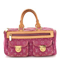 Monogram Denim Neo Speedy Fuchsia