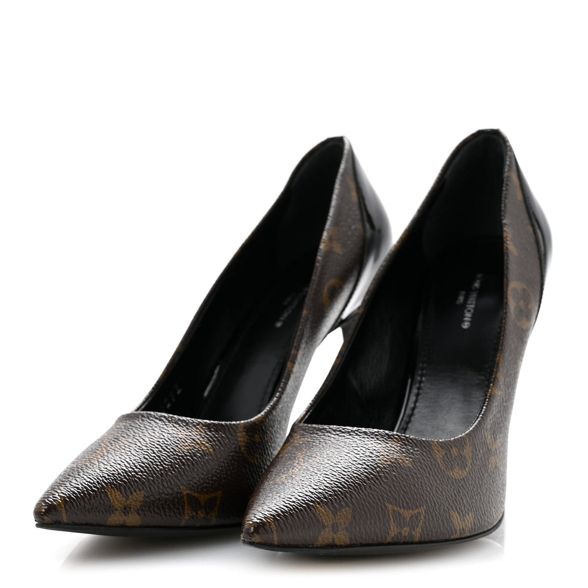 Monogram Cherie Pumps 38 Black