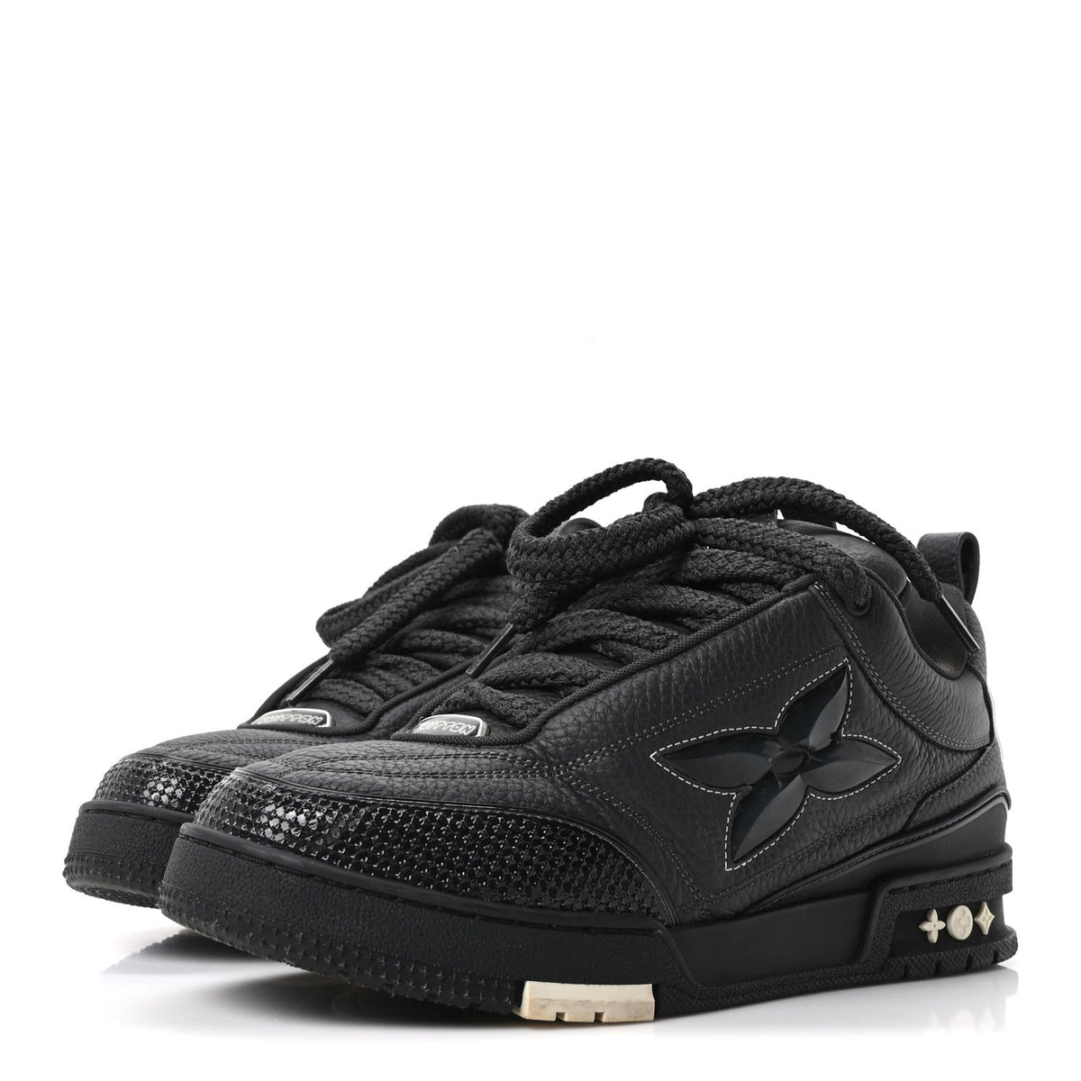 Mens LV Skate Sneakers 7.5 Black