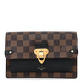 Damier Ebene Vavin Chain Wallet Black