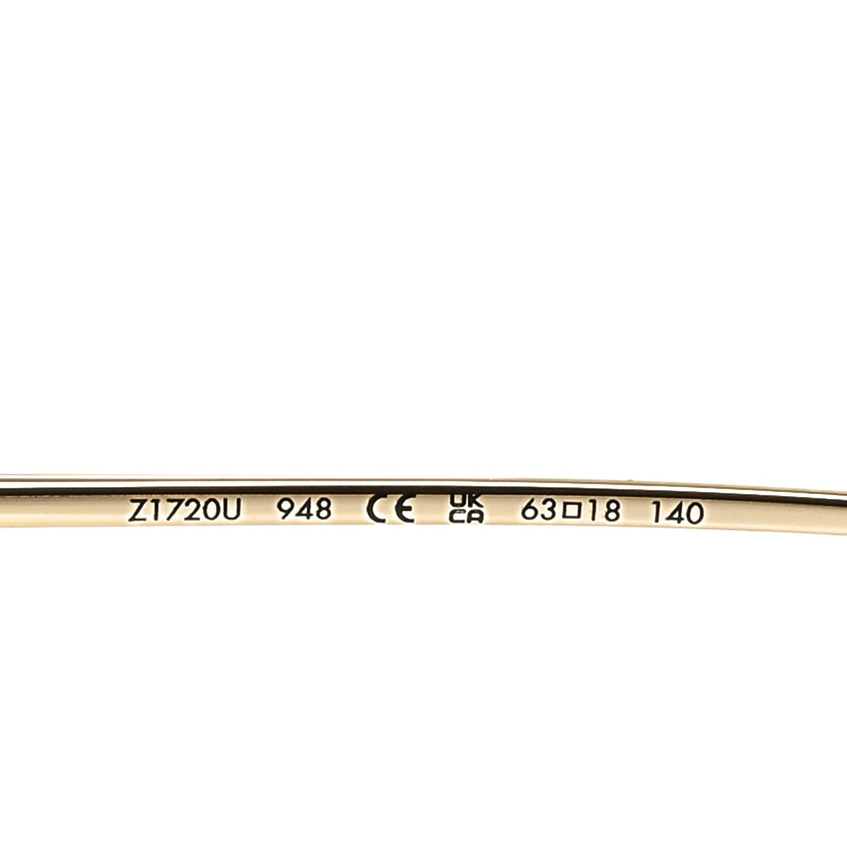 Metal LV Charm Cat Eye Sunglasses Z1720U Gold