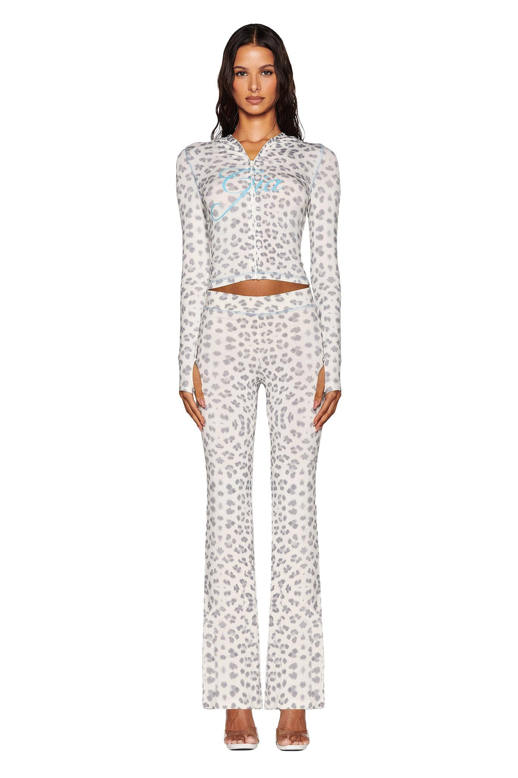 BLARE HOODIE - SNOW LEOPARD : WINTER WILD CARD