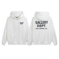 GALLERY DEPT autumn new flame letter print men's and women's loose casual pure cotton hooded sweatshirt jacket (4)