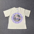 Rhude Cote D'Azur Beach Circle Graphic Tee Cream