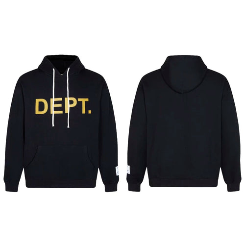 GALLERY DEPT autumn new flame letter print men's and women's loose casual pure cotton hooded sweatshirt jacket (40)