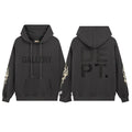 GALLERY DEPT autumn new flame letter print men's and women's loose casual pure cotton hooded sweatshirt jacket (2)