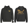 GALLERY DEPT autumn new flame letter print men's and women's loose casual pure cotton hooded sweatshirt jacket (28)