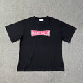 Rhude Rallye Red Box Logo Graphic Tee Black