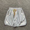 Rhude 1st Pirelli Graphic Nylon Casual Shorts Light Grey