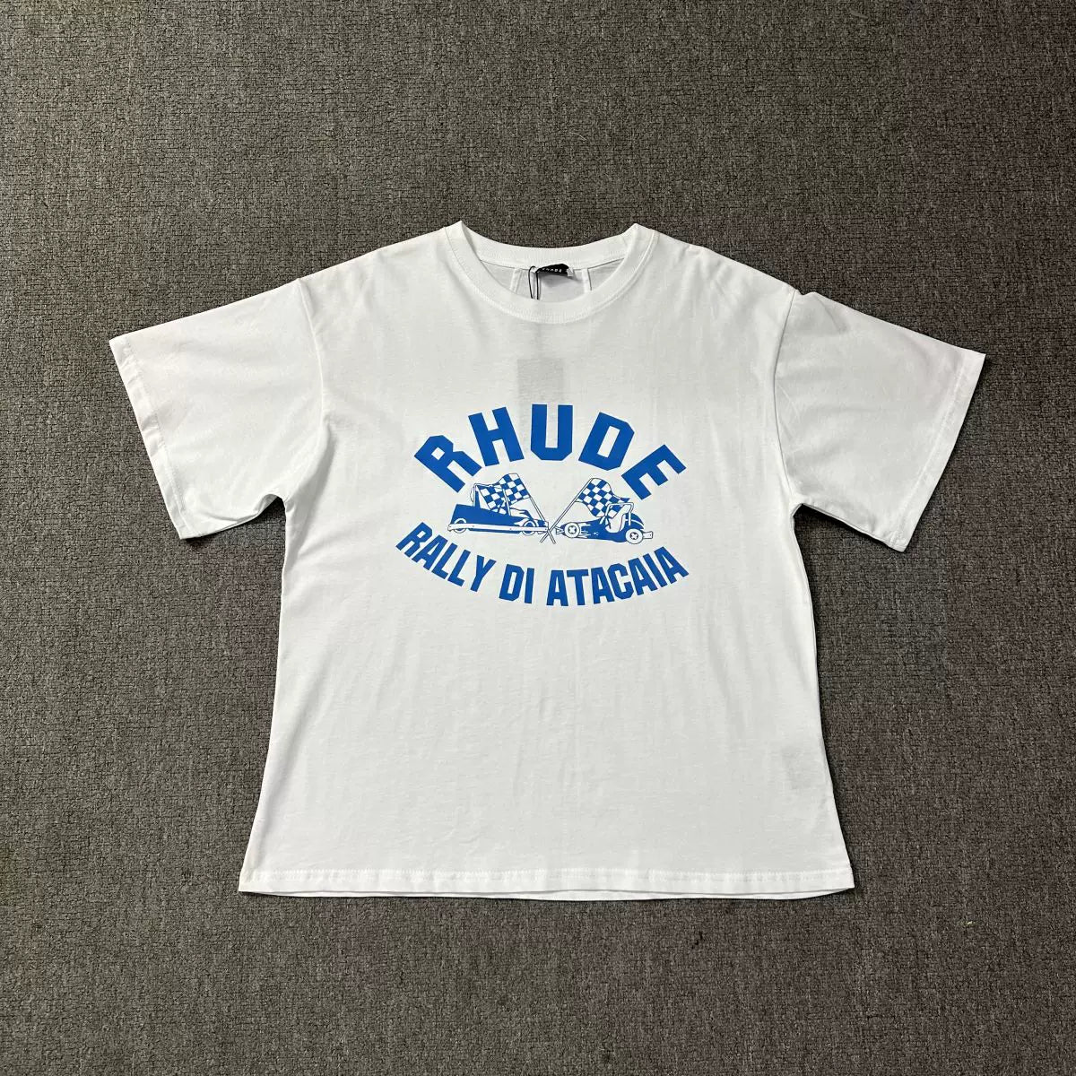Rhude Rally Di Atacaia Vintage Racing Graphic Tee White
