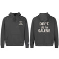 GALLERY DEPT autumn new flame letter print men's and women's loose casual pure cotton hooded sweatshirt jacket (18)