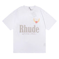Rhude Grand Prix Laurel Crest Racing Graphic Tee White
