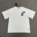Rhude 3D R Logo Chest Graphic Tee White