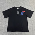 Rhude 3D R Logo Chest Graphic Tee Black