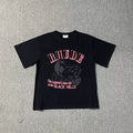 Rhude Black Hills Legend Vintage Art Graphic Tee Black