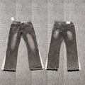Gallery Dept Contrast Panel Flare Denim Jeans Vintage Black Grey Wash