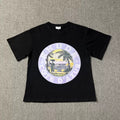 Rhude Cote D'Azur Beach Circle Graphic Tee Black