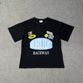 Rhude Raceway Racing Sticker Graphic Tee Black