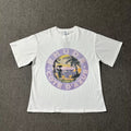 Rhude Cote D'Azur Beach Circle Graphic Tee White