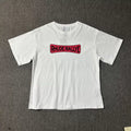 Rhude Rallye Red Box Logo Graphic Tee White