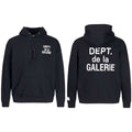 GALLERY DEPT autumn new flame letter print men's and women's loose casual pure cotton hooded sweatshirt jacket (16)