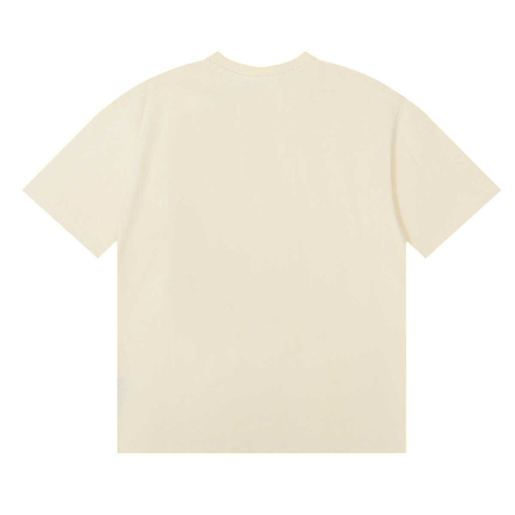 Rhude Vertical Bold Logo Front Graphic Tee Cream