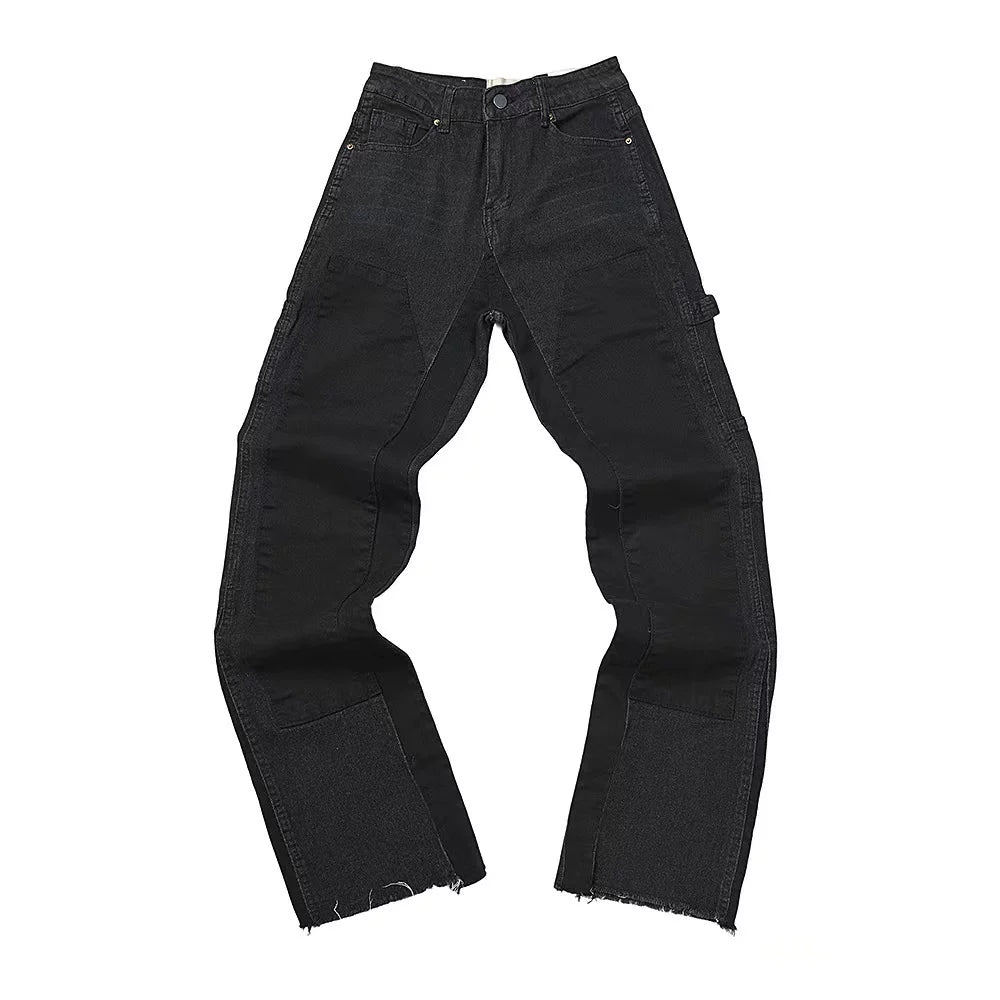 Gallery Dept Black Patchwork Carpenter Flare Denim Jeans