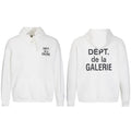 GALLERY DEPT autumn new flame letter print men's and women's loose casual pure cotton hooded sweatshirt jacket (17)