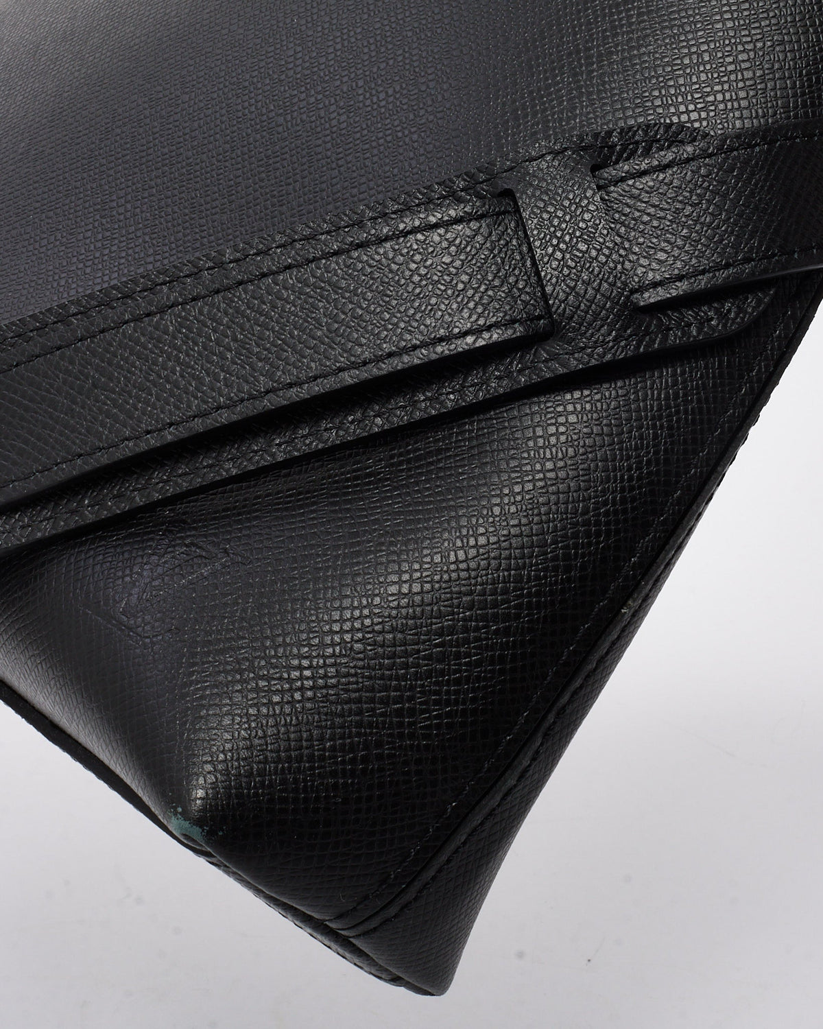 Louis Vuitton Black Taiga Leather Anton Soft 2Way Briefcase