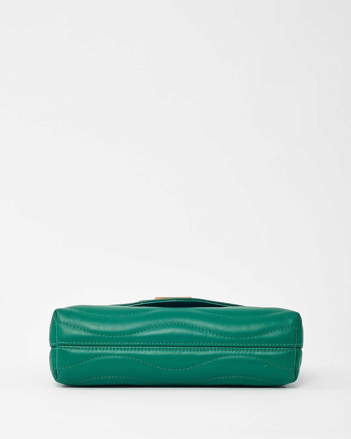 Louis Vuitton Green Calfskin Leather New Wave Chain MM Shoulder Bag GHW
