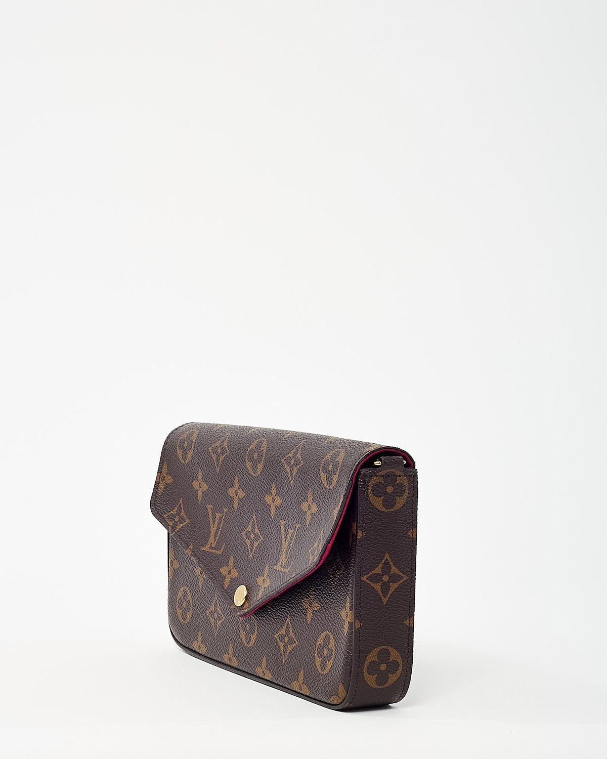 Louis Vuitton Monogram Coated Canvas Felicie Pochette Crossbody Bag