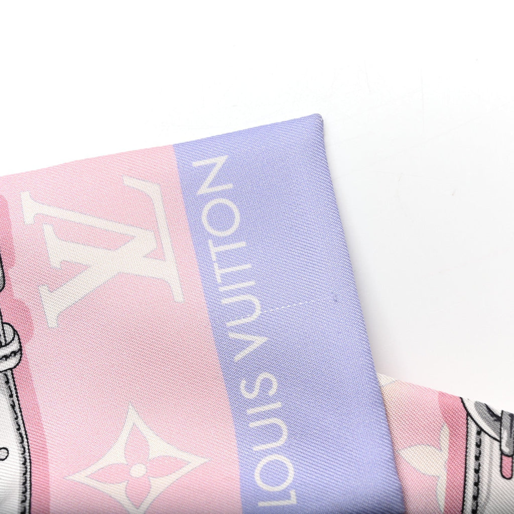 Silk Monogram Escale Confidential Bandeau Pink